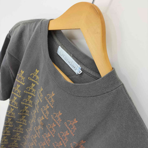 Grandad}フロントプリント Tシャツ メンズ import:M