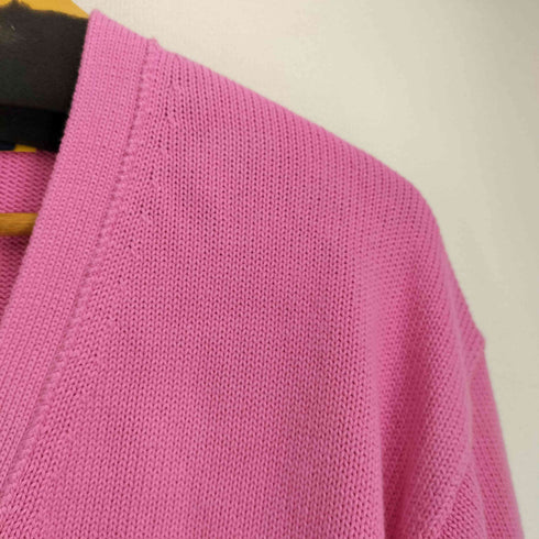 ポロラルフローレン POLO RALPH LAUREN ポニー刺繍 Vネックコットンカーディガン レディース M