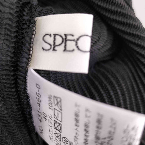 スペッシオ SPECCHIO ドレープ 衿 ジャケット レディース JPN:40