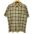 ダックスロンドン DAKS LONDON シアサッカー チェック S/S シャツ メンズ import:L