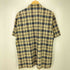ダックスロンドン DAKS LONDON シアサッカー チェック S/S シャツ メンズ import:L