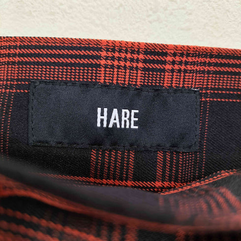 ハレ HARE チェック ラップスカート レディース FREE