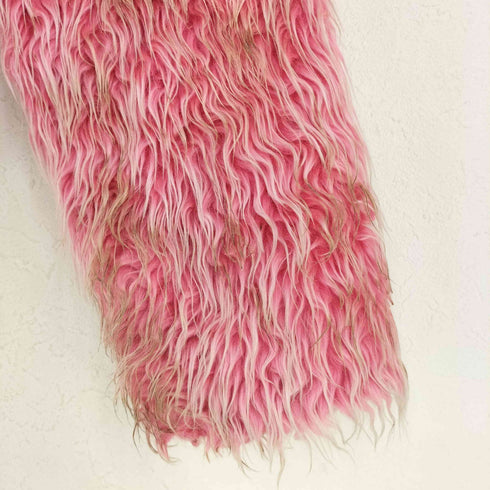 COCOLULU ファー ジップアップパーカー メンズ