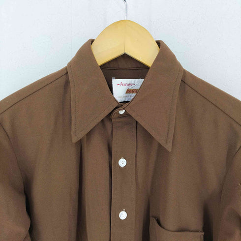 アロー ARROW 70S knits ポリエステルシャツ メンズ 15 1/2-32