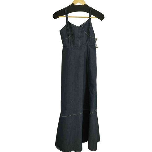 ダズリン dazzlin 21ss ストラップベルトステッチジャンスカ レディース FREE