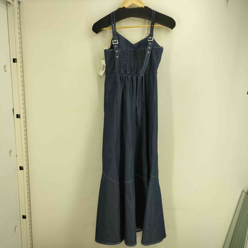 ダズリン dazzlin 21ss ストラップベルトステッチジャンスカ レディース FREE