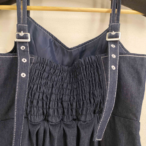 ダズリン dazzlin 21ss ストラップベルトステッチジャンスカ レディース FREE