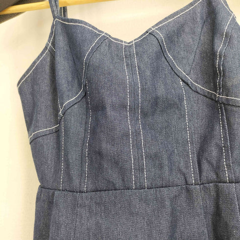 ダズリン dazzlin 21ss ストラップベルトステッチジャンスカ レディース FREE