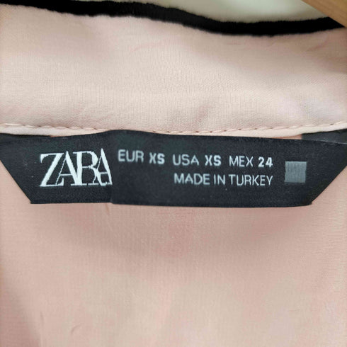 ザラ ZARA CONTRAST PIPING RUFFLED BLOUSE コントラクト パイピング フリル ブラウス レディース import:XS