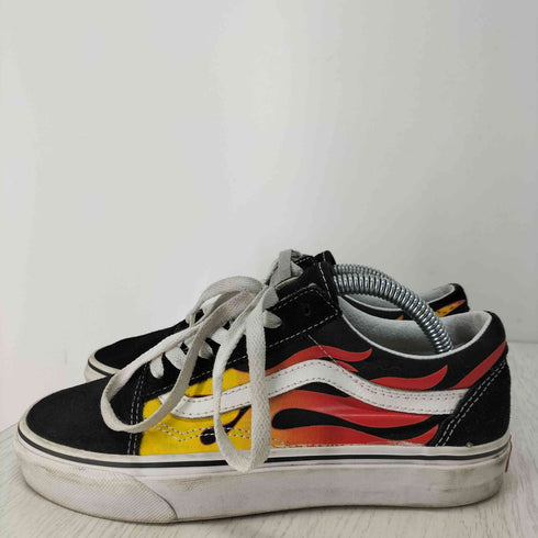 バンズ VANS Old Skool Flame フレイムプリントローカットスニーカー レディース JPN:23.5