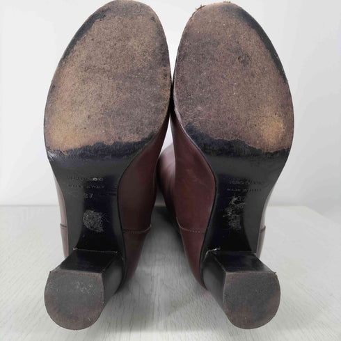 MICHEL VIVIEN MADE IN ITALY 本革 ヒールロングブーツ レディース EUR:37