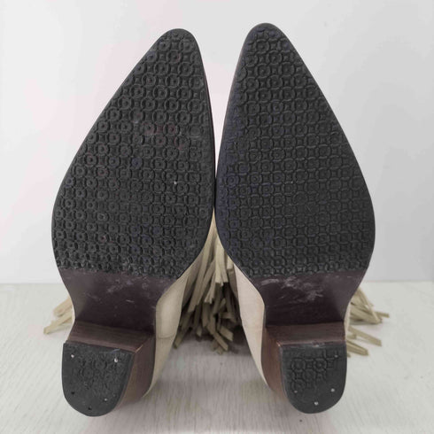 aff world wide footwear award スエードフリンジウエスタンブーツ レディース UK:4