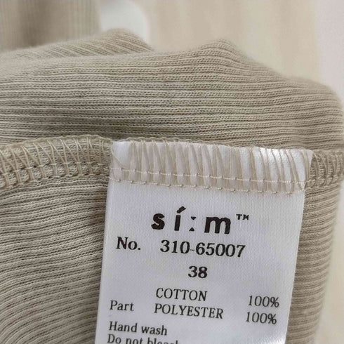 sí:m シア―カットソー レディース JPN:38