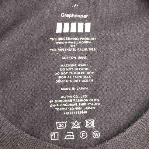 グラフペーパー Graphpaper FPAR S/S OVERSIZE TEE メンズ FREE