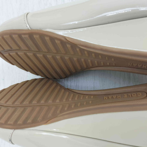 コールハーン COLE HAAN キンズリー オープントゥ ウェッジソール パンプス レディース 7B