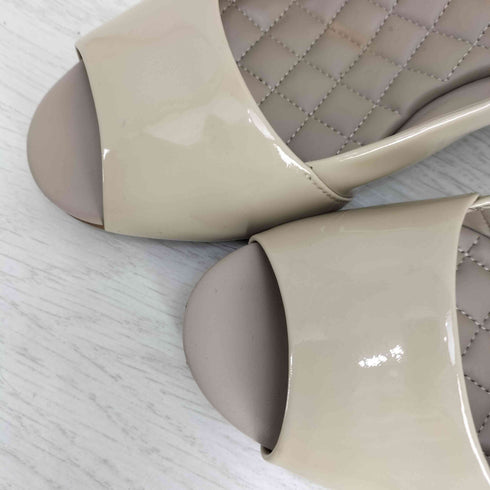 コールハーン COLE HAAN キンズリー オープントゥ ウェッジソール パンプス レディース 7B