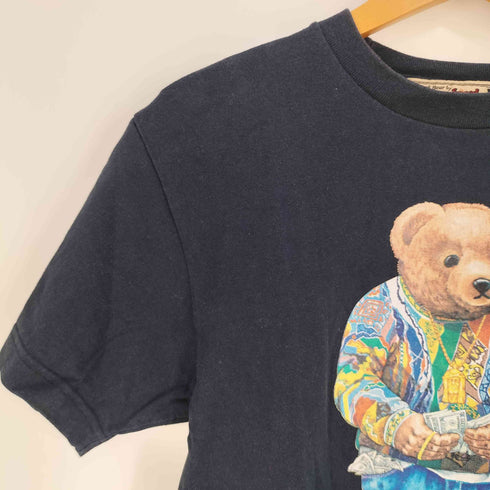 インターブリード INTERBREED テディベアプリント クルーネックTシャツ レディース JPN:M