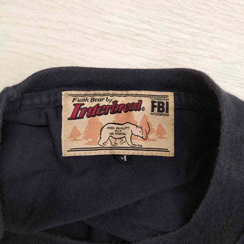 インターブリード INTERBREED テディベアプリント クルーネックTシャツ レディース JPN:M