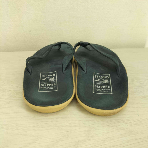 アイランドスリッパ ISLAND SLIPPER NAVY SUEDE ネイビースエード ビーチサンダル メンズ US:9