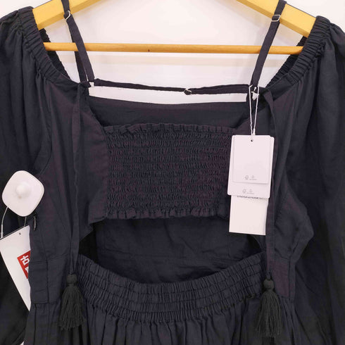 ダズリン dazzlin 24ss バックオープンボリュームコットンワンピース レディース JPN:M