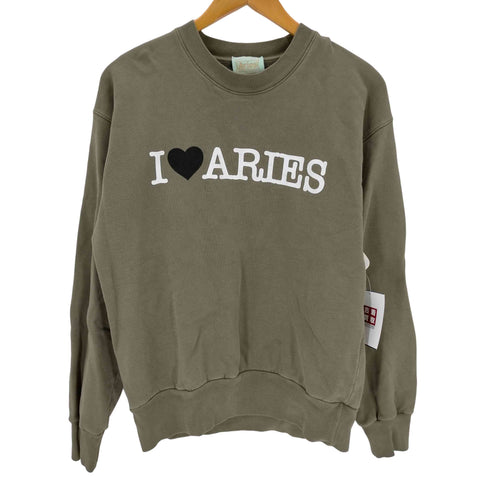 アリーズ ARIES プリントクルーネックスウェット メンズ import:S