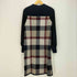 ブルーレーベルクレストブリッジ BLUE LABEL CRESTBRIDGE クレストブリッジチェックジャカードニットワンピース レディース JPN:38
