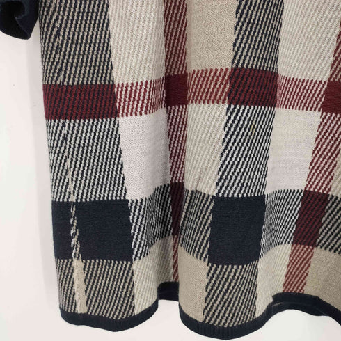 ブルーレーベルクレストブリッジ BLUE LABEL CRESTBRIDGE クレストブリッジチェックジャカードニットワンピース レディース JPN:38