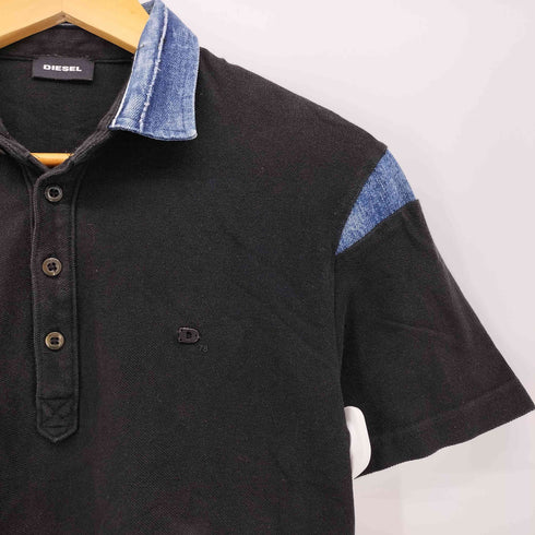 ディーゼル DIESEL 襟切替 デニム S/S ポロシャツ メンズ import:M