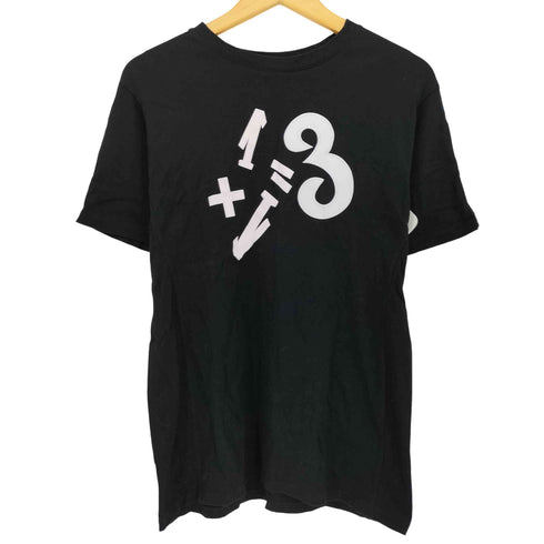 ウノピゥウノウグァーレトレリラックス 1PIU1UGUALE3 RELAX RELAX 1+1=3 刺繍 プリント S/S Tシャツ メンズ JPN:XL