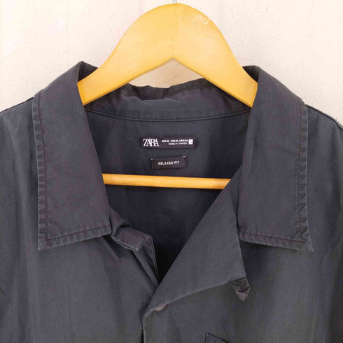 ザラ ZARA オープンカラーシャツ メンズ import:XL