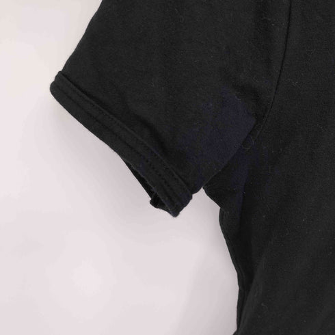 エンポリオアルマーニ EMPORIO ARMANI ロゴワッペン ラインストーン Vネック S/S Tシャツ メンズ import:L