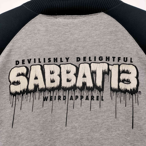 SABBAT13 スカルプリント スウェット スタジャン ジャケット メンズ JPN:M