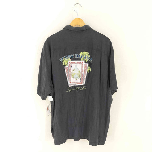トミーバハマ Tommy Bahama シルク トランプ S/S シャツ メンズ import:XXL