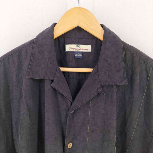 トミーバハマ Tommy Bahama シルク オープンカラーシャツ メンズ import:M
