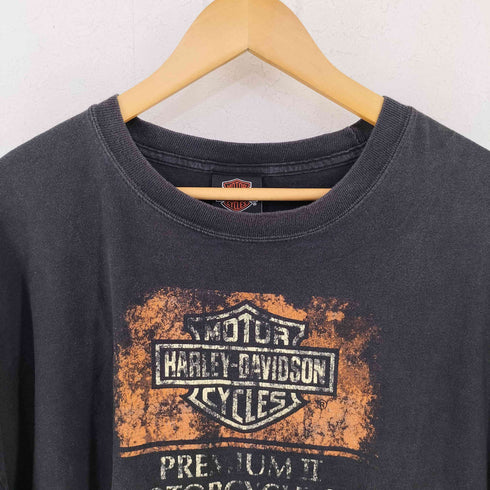 ハーレーダビッドソン HARLEY-DAVIDSON HANESボディ グラフィックプリント クルーネックTシャツ メンズ 3XL TALL