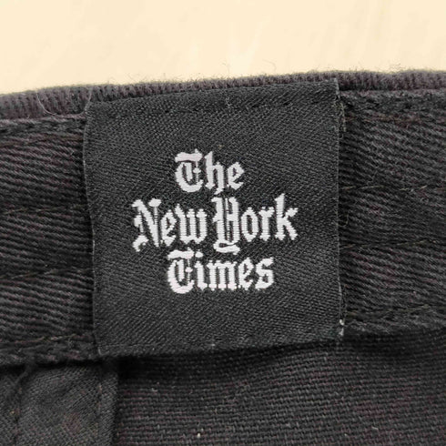 The New York Times Stacked Logo Baseball Cap メンズ