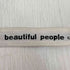ビューティフルピープル beautiful people ビニールロゴテープ サコッシュバッグ 2WAY ショルダーバッグ レディース
