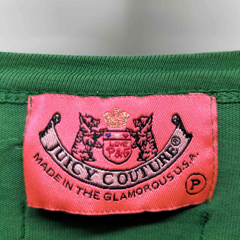ジューシークチュール JUICY COUTURE L/S フロントプリントデザインTシャツ レディース