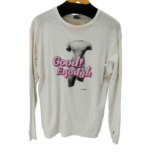 グッドイナフ GOODENOUGH 00S 2002 L/S フロントプリントクルーネックTシャツ メンズ import:M