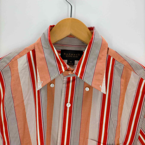 ラドメスメンズビギ Radmess MENS BIGI マルチストライプ ボタンダウンシャツ メンズ JPN:M