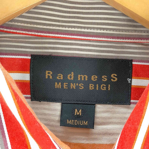 ラドメスメンズビギ Radmess MENS BIGI マルチストライプ ボタンダウンシャツ メンズ JPN:M