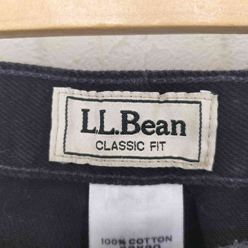 エルエルビーン L.L.Bean Classic Fit ブラックデニムパンツ メキシコ製 メンズ 38×30