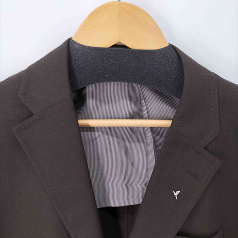 ランバンコレクション LANVIN COLLECTION ウールナイロン シングル2Bテーラードジャケット 背抜き メンズ R50・46