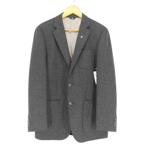 ランバンコレクション LANVIN COLLECTION カシミヤ混 ウール2Bテーラードジャケット メンズ S52-27