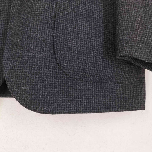 ランバンコレクション LANVIN COLLECTION カシミヤ混 ウール2Bテーラードジャケット メンズ S52-27