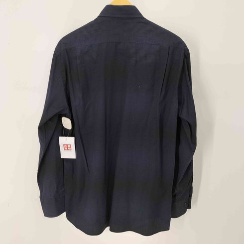 ランバンコレクション LANVIN COLLECTION グラデーションチェック L/Sシャツ メンズ import:L