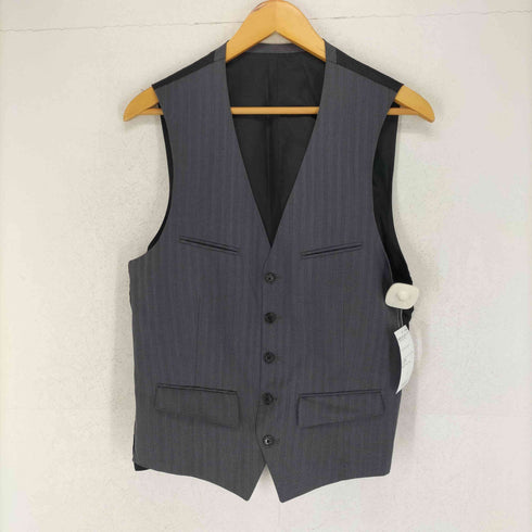 バーバリーブラックレーベル BURBERRY BLACK LABEL ストライプテーラードベスト 2P メンズ