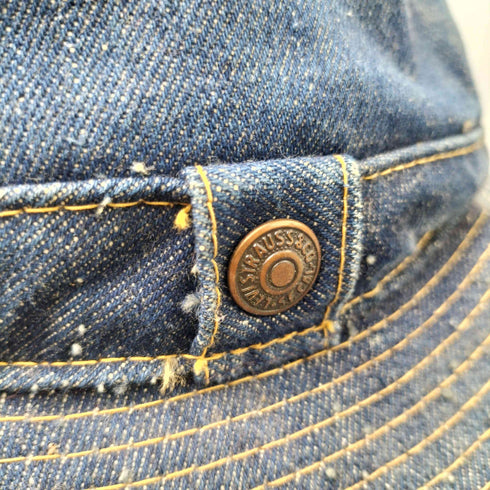 Levis ボタン デニム ハット メンズ 7 1/2