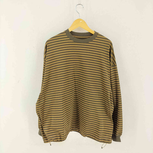 イズネス is-ness BALLOON STRIPES LONG SLEEVE T-SHIRT メンズ JPN:L