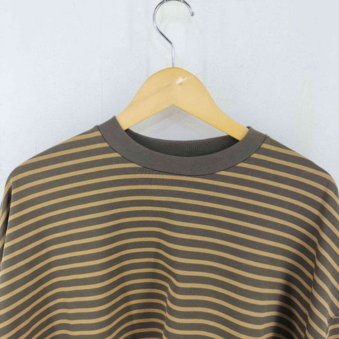イズネス is-ness BALLOON STRIPES LONG SLEEVE T-SHIRT メンズ JPN:L